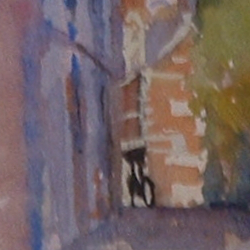 Detail of Little St Mary's Lane Cambrigdge by Steve Williamson