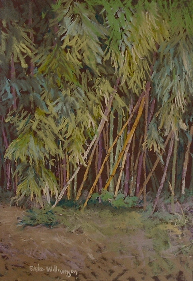 Painting entitled Bamboo Patterns by Steve Williamson
